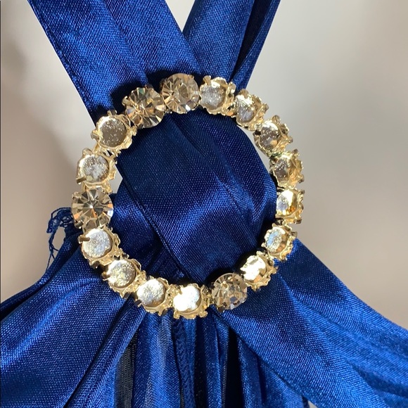 ⭐️ B. DARLIN BLUE FORMAL DRESS SIZE 7/8 (FLAWS) - Picture 7 of 7